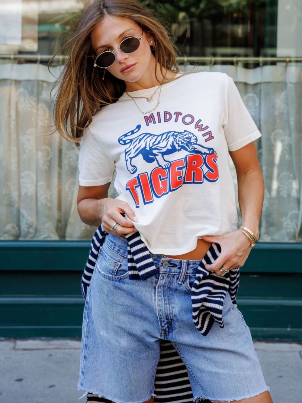 Sunny Somewhere Midtown Tigers Tee